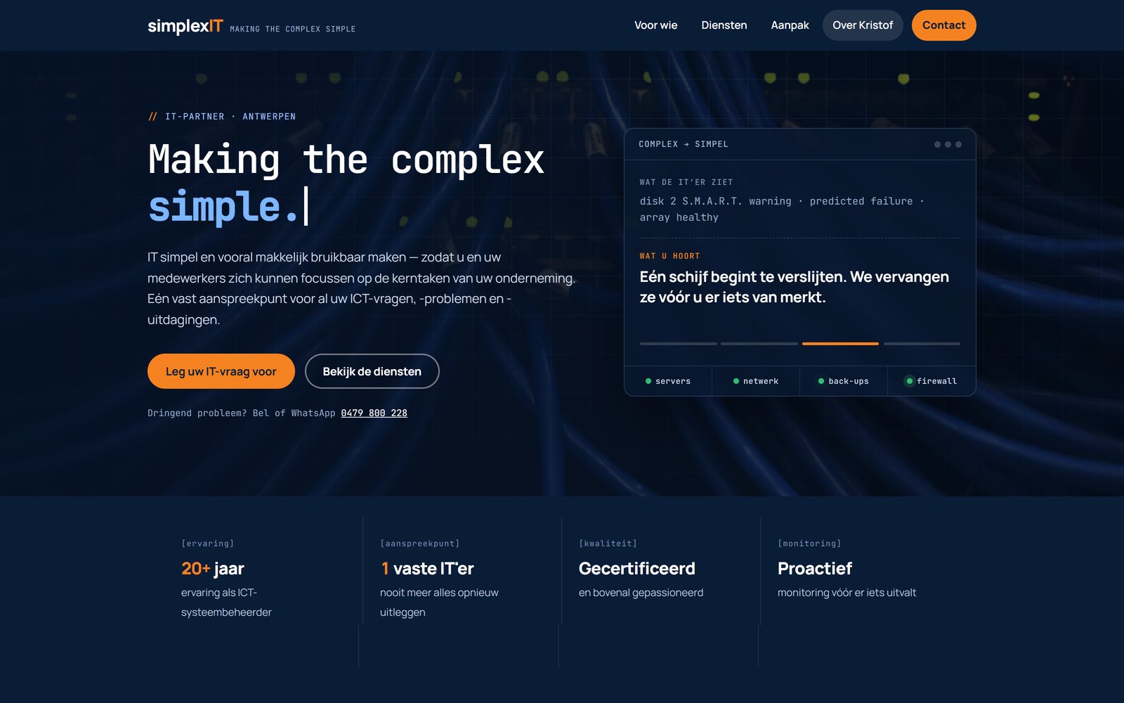 simplexIT concept site screenshot